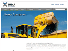 Tablet Screenshot of immaglobal.com